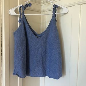 Chambray Tank Top